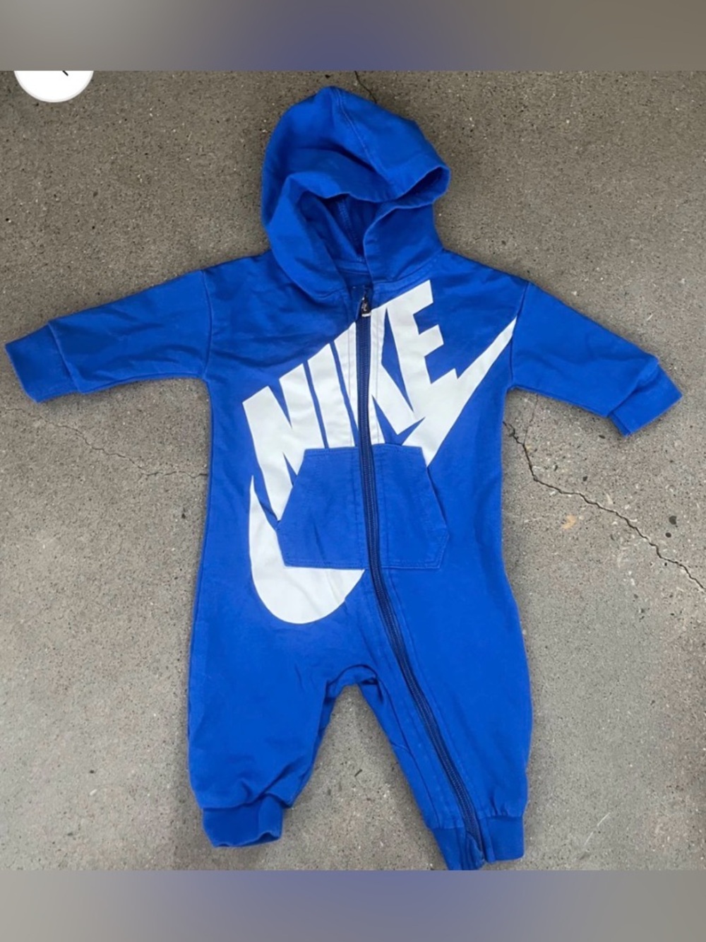 Nike Baby Full Zip Overalls / Hooded Jumpsuit / Onesie